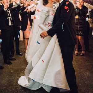 Mila Nova inspired wedding gown.